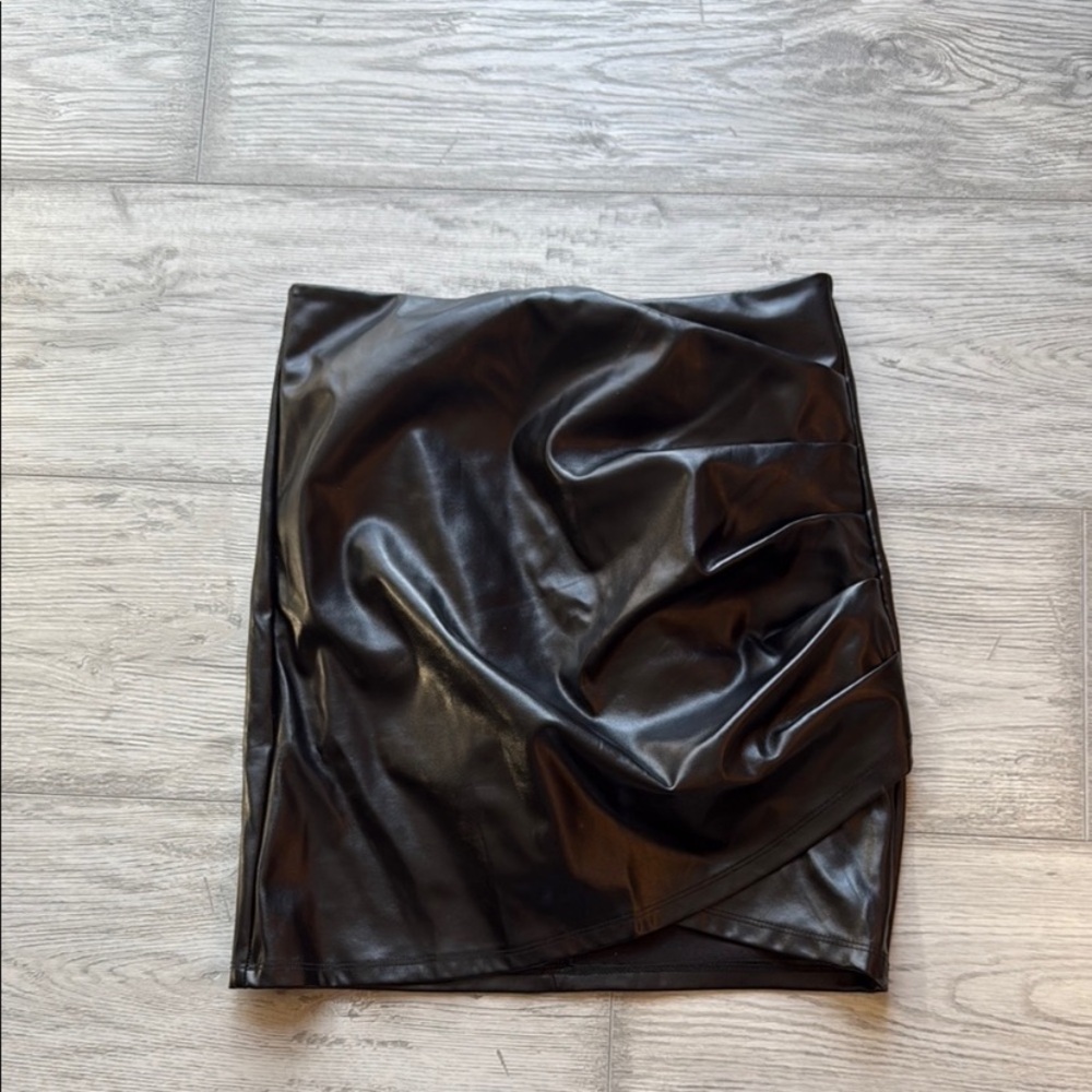 Black Leather Skirt